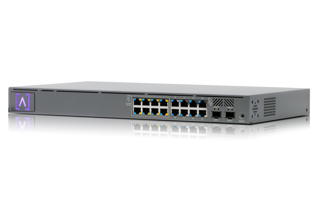 Alta 16 Port Enterprise PoE Switch 